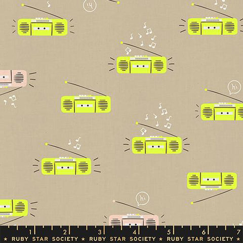 {Pre-Order August} Moda Ruby Star Society Lofi Linens Boom Khaki