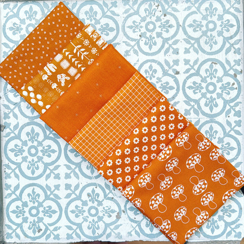 {New Arrival} Moda Ruby Star Society Sampler Curated Fat Quarter Bundle x 6 Earth