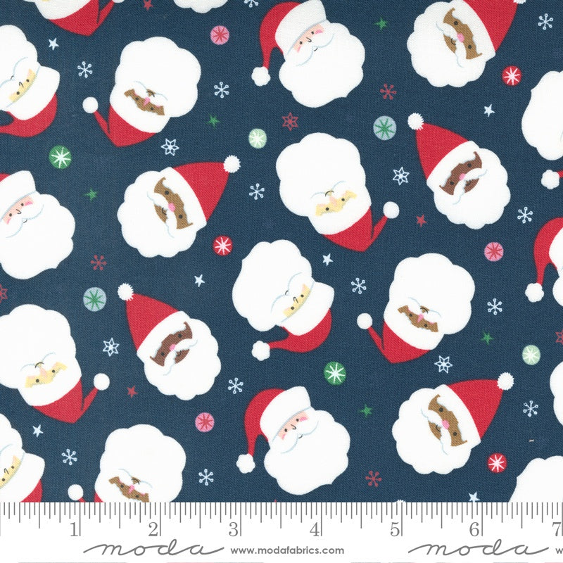 Moda Abi Hall Hello Holidays Santa Evergreen