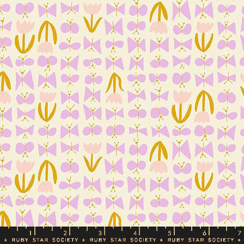 {New Arrival} Moda Ruby Star Society Bird is the Word Butterflies Natural