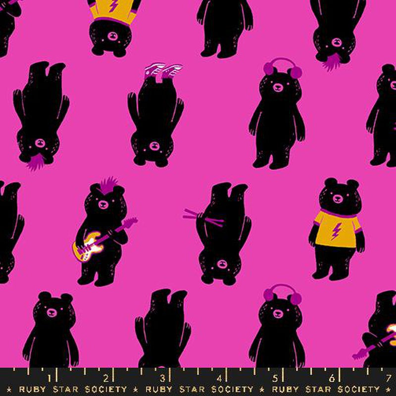 {New Arrival} Moda Ruby Star Society Teddy and the Bears The Band Light Berry