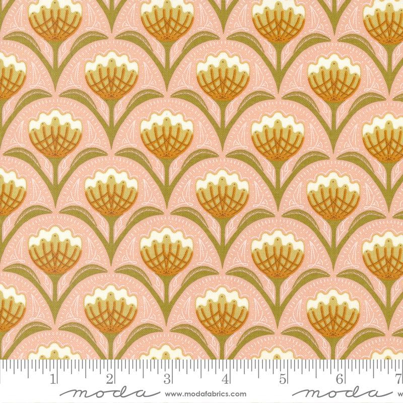 Moda Gingiber Quaint Cottage Florets Rose