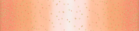 {New Arrival} Moda V and Co. I Heart Ombre Metallic Coral