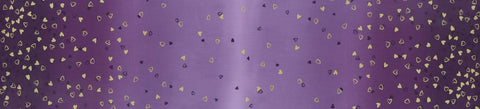 {New Arrival} Moda V and Co. I Heart Ombre Metallic Aubergine