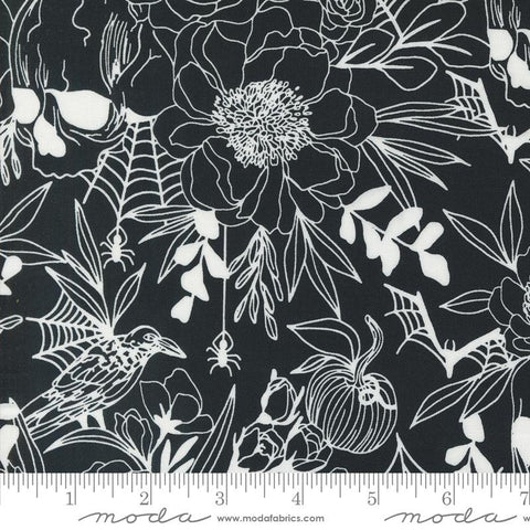 {New Arrival} Moda Fabrics Noir Haunted Garden Midnight Ghost