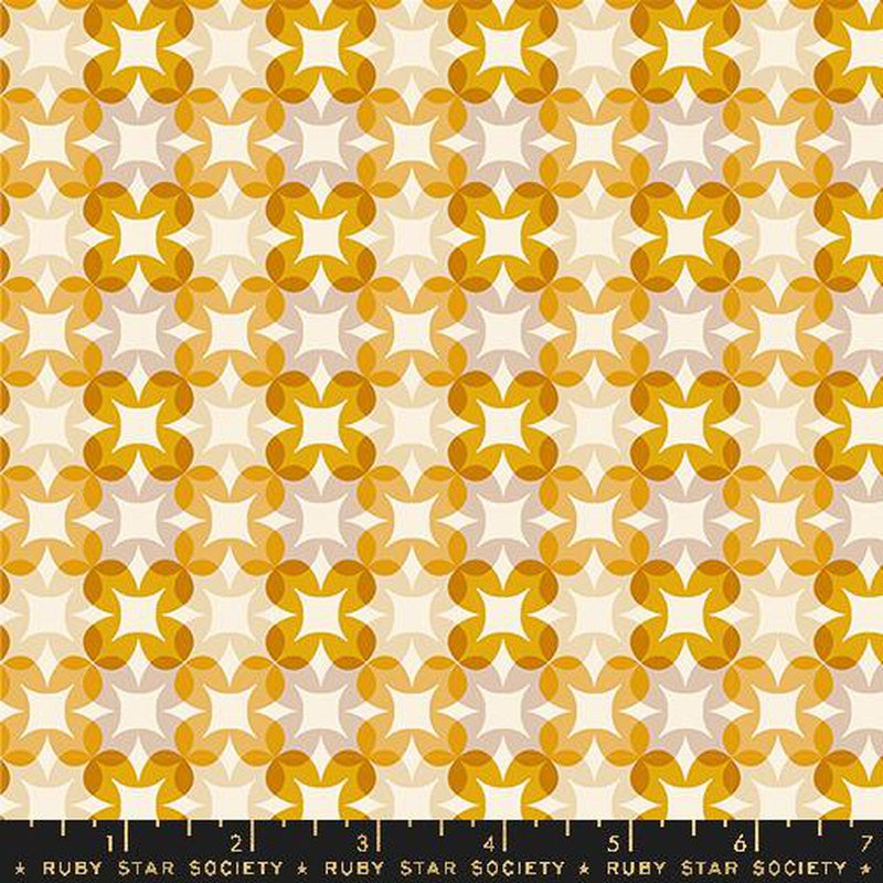 {New Arrival} Moda Ruby Star Society Woodland Park Flower Plaid Goldenrod