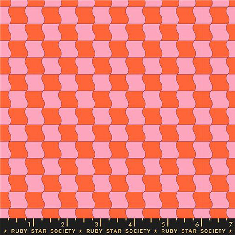 {Pre-Order January} Moda Ruby Star Society Sugar Cone 2 Wavy Check Florida