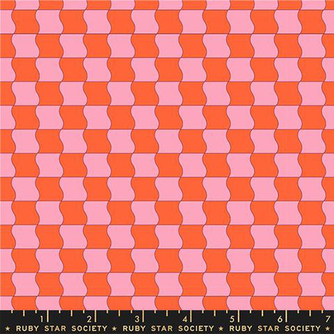 {Pre-Order January} Moda Ruby Star Society Sugar Cone 2 Wavy Check Florida