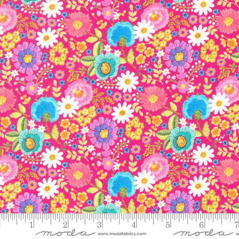 {New Arrival} Moda Cathe Holden Vintage Soul Ditsy Floral Hot Pink