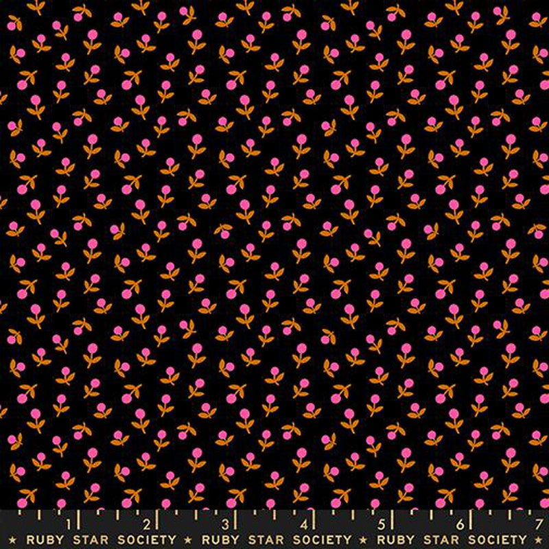 {Pre-Order October} Moda Ruby Star Society 1-800 Calico Sprout Black