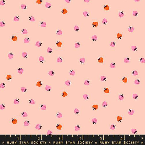 {Pre-Order May/June} Moda Ruby Star Society Strawberry - Mini Berry Pale Peach