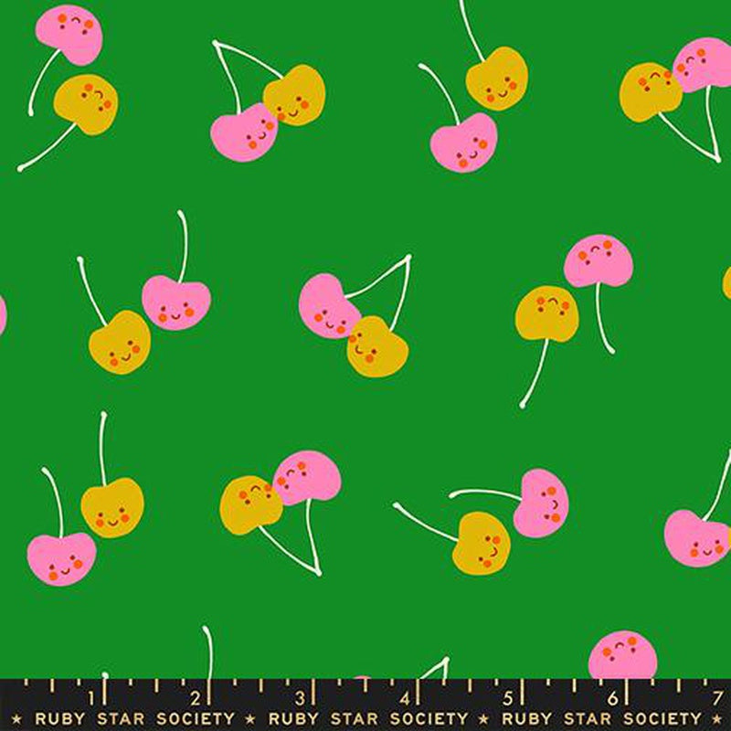 {Pre-Order February} Moda Ruby Star Society Trinketry Cherry Friends Deep Verdant
