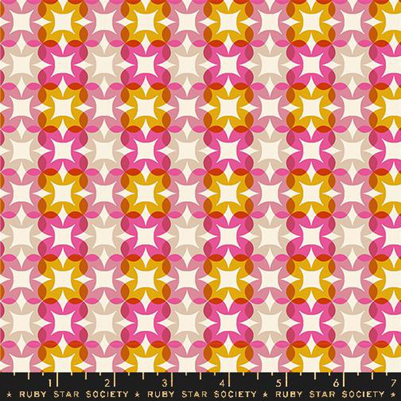 {New Arrival} Moda Ruby Star Society Woodland Park Flower Plaid Raspberry