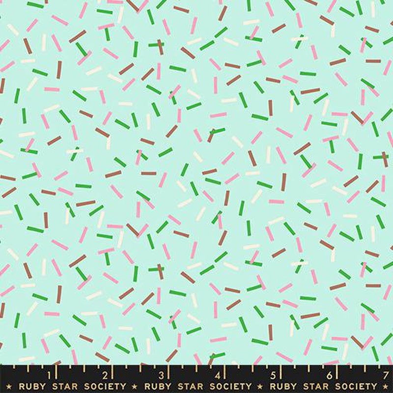 {Pre-Order January} Moda Ruby Star Society Sugar Cone 2 Rainbow Sprinkles Mint