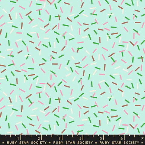 {Pre-Order January} Moda Ruby Star Society Sugar Cone 2 Rainbow Sprinkles Mint