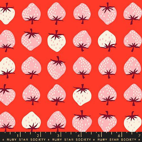 {Pre-Order May/June} Moda Ruby Star Society Strawberry - Strawberry Stripe Lollipop