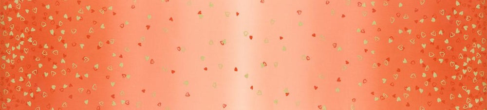 {New Arrival} Moda V and Co. I Heart Ombre Metallic Tangerine