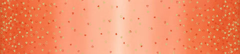 {New Arrival} Moda V and Co. I Heart Ombre Metallic Tangerine