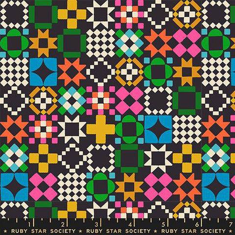 {Pre-Order August} Moda Ruby Star Society 1-800 Notion Quilty as Charged Soft Black