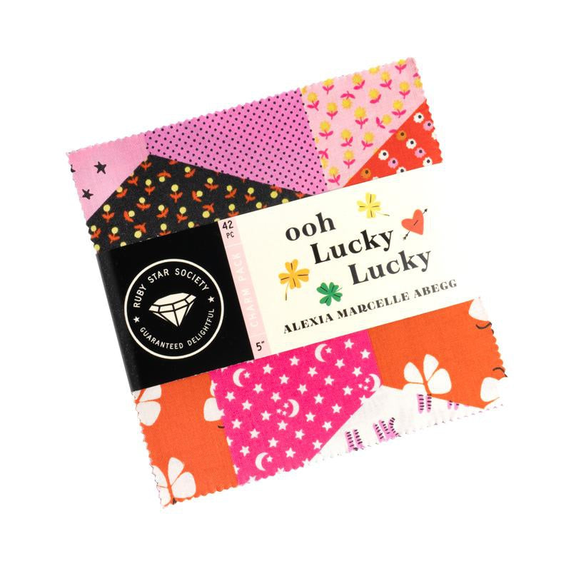 {New Arrival} Moda Ruby Star Society Ooh Lucky Lucky Squares 5"