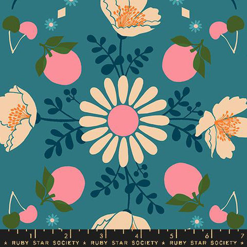 {Pre-Order September} Moda Ruby Star Society Juicy Poppy Garden 30s Story Time