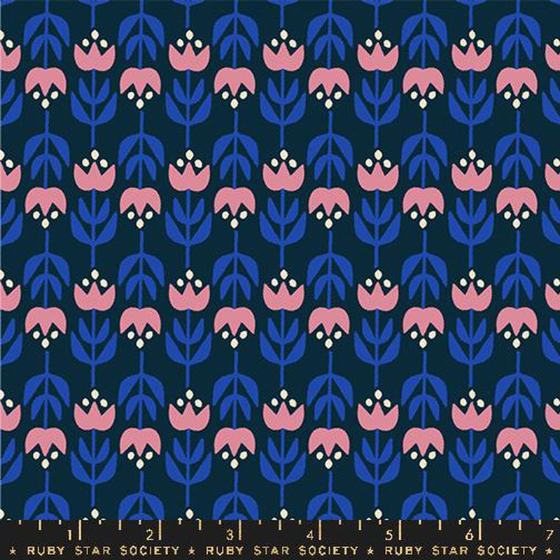 {New Arrival} Moda Ruby Star Society Woodland Park Gathering Teal Navy