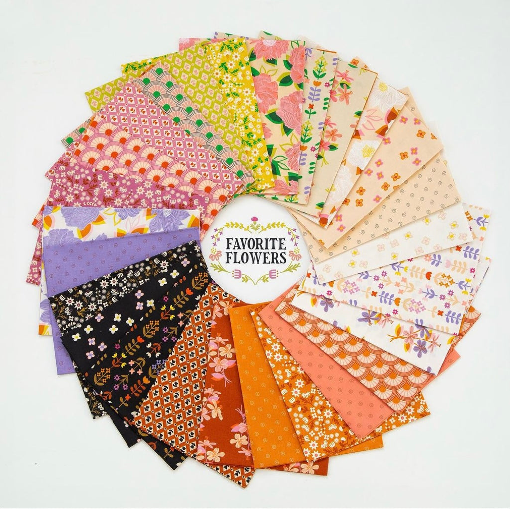 {Pre-Order August} Moda Ruby Star Society Favourite Flowers Fat Quarter Bundle x 26 Pieces