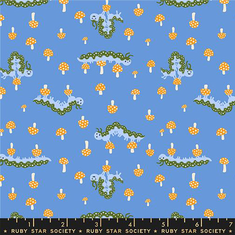 {Pre-Order October} Moda Ruby Star Society Hello Alice Caterpillar Lindley Blue