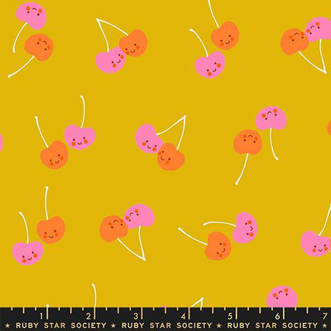 {Pre-Order February} Moda Ruby Star Society Trinketry Cherry Friends Goldenrod