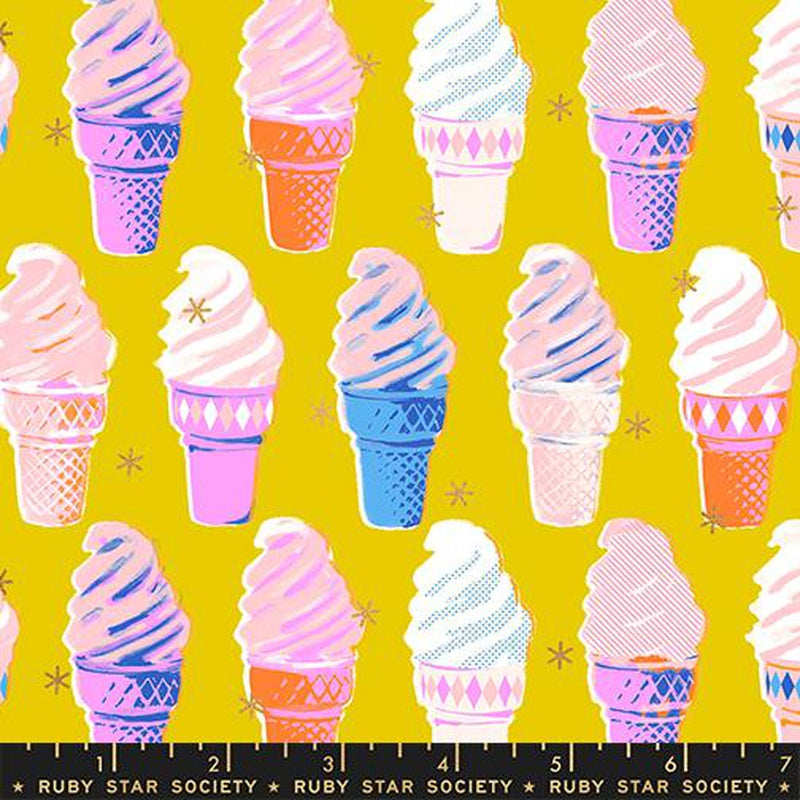 {Pre-Order October} Moda Ruby Star Society Best Day Ever Ice Cream Golden Hour Metallic