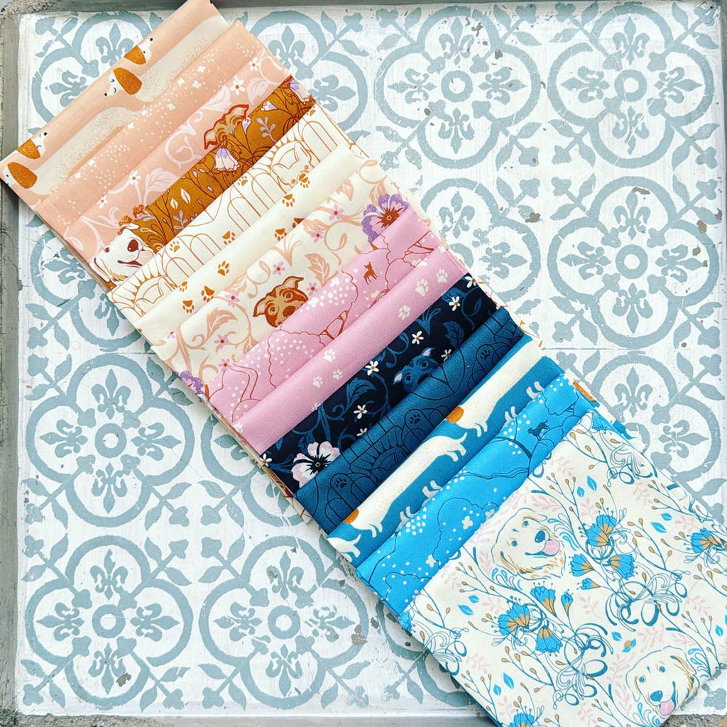 {New Arrival}  Moda Ruby Star Society Dog Park Fat Quarter Bundle x 16 Pieces Multi