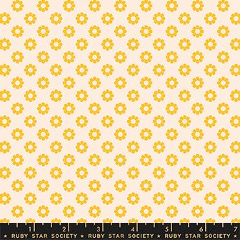{New Arrival} Moda Ruby Star Society Honey Daisy Polka Dot Sunshine FAT QUARTER