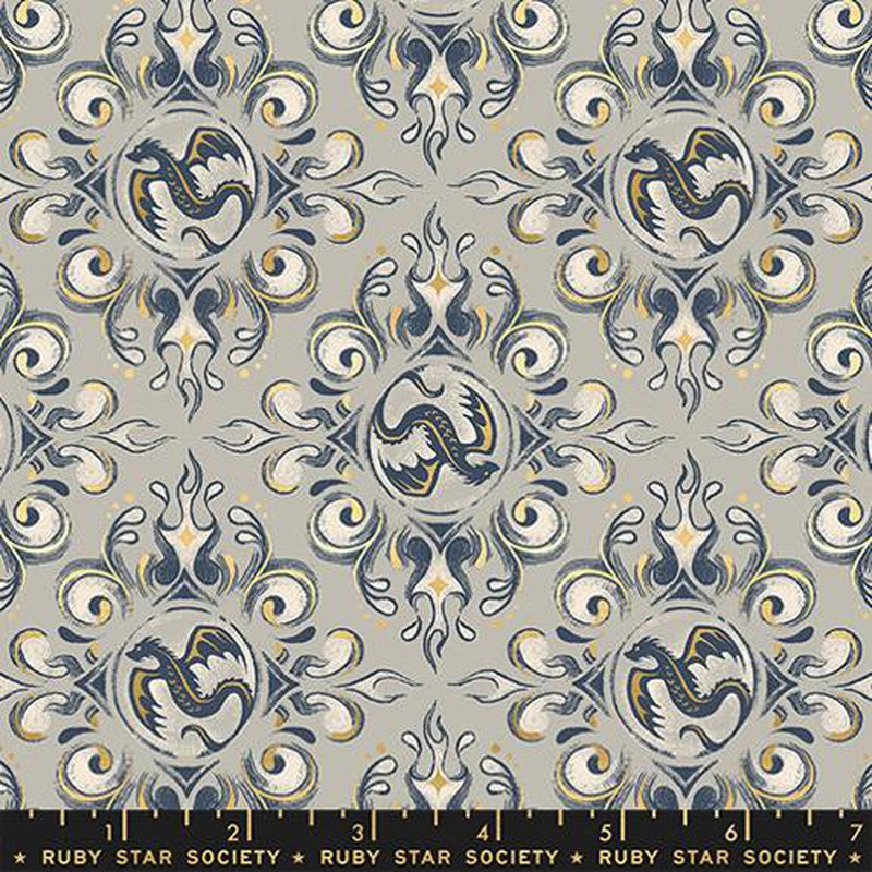 {Pre-Order April/May} Moda Ruby Star Society Fireglow Emblem Metallic Oyster