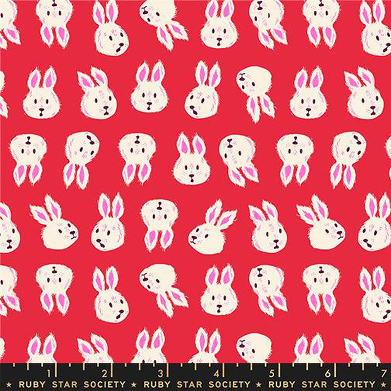 {Pre-Order October} Moda Ruby Star Society Hello Alice Rushing Rabbit Ruby