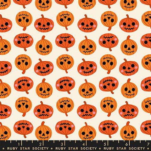 Moda Ruby Star Society Freaky Familiars Pumpkin Party Orange