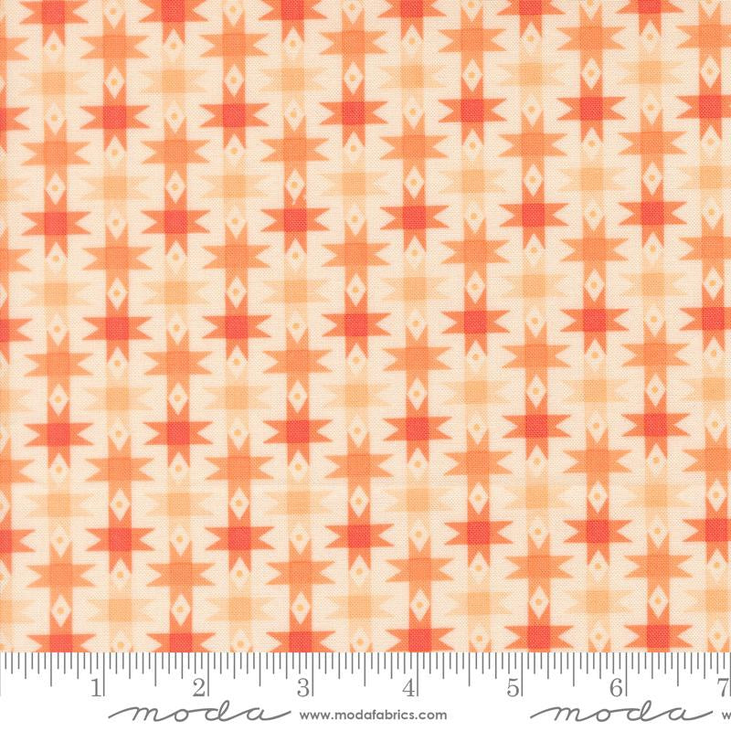 {Pre-Order November} Moda Fabrics Elizabeth Hartman Popcorn Ribbon Star Blenders Peach