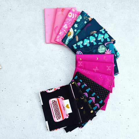 {New Arrival} Moda Ruby Star Society Curated Fat Quarter Bundle x 14 Fat Quarters Berry Galaxy