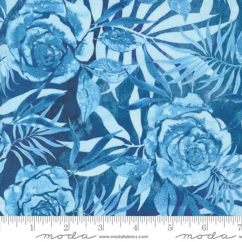{New Arrival} Moda Create Joy Project Coming up Roses Prussian Sapphire