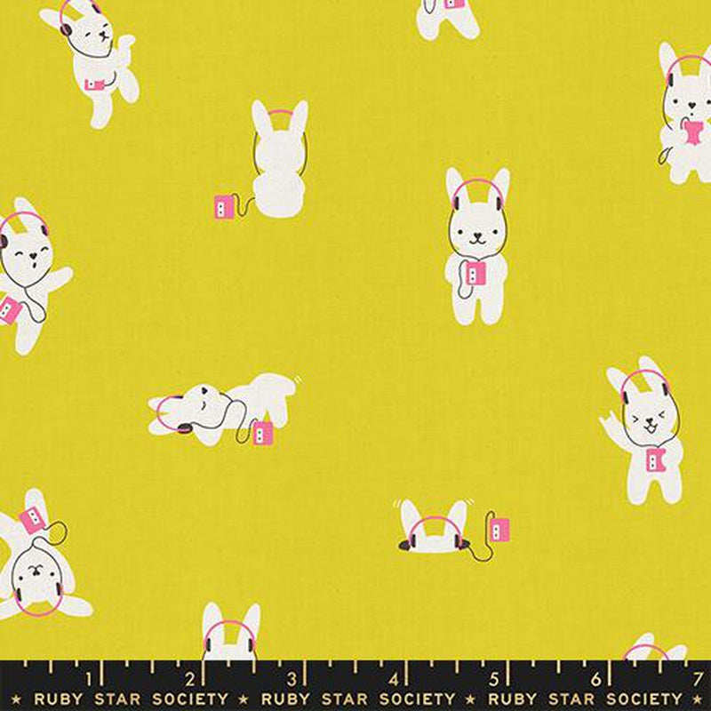 {Pre-Order August} Moda Ruby Star Society Lofi Linens Rabbeats Citron