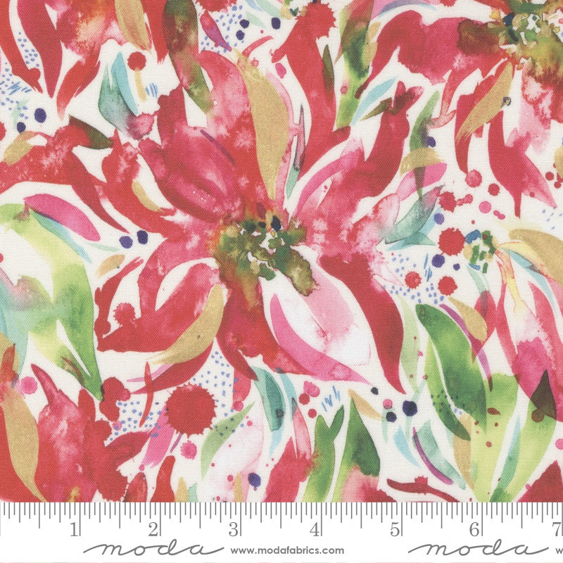 {New Arrival} Moda Create Joy Project Comfort & Joy Merriment Florals Cloud