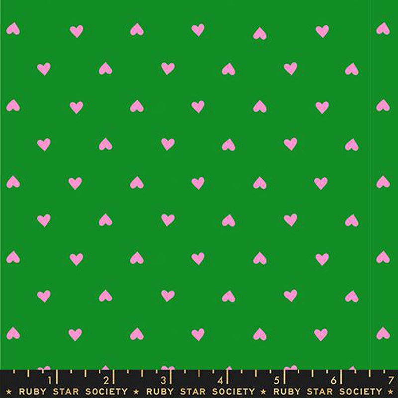 {Pre-Order February} Moda Ruby Star Society Trinketry Hearts Verdant Neon