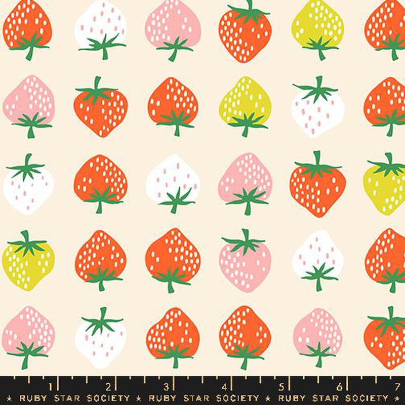 {New Arrival} Moda Ruby Star Society Strawberry - Strawberry Stripe Shell