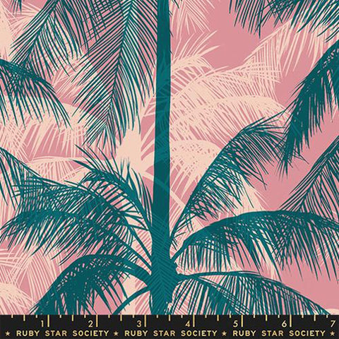 {Pre-Order April/May} Moda Ruby Star Society Poolside Too - CANVAS Poolside Palms Plum