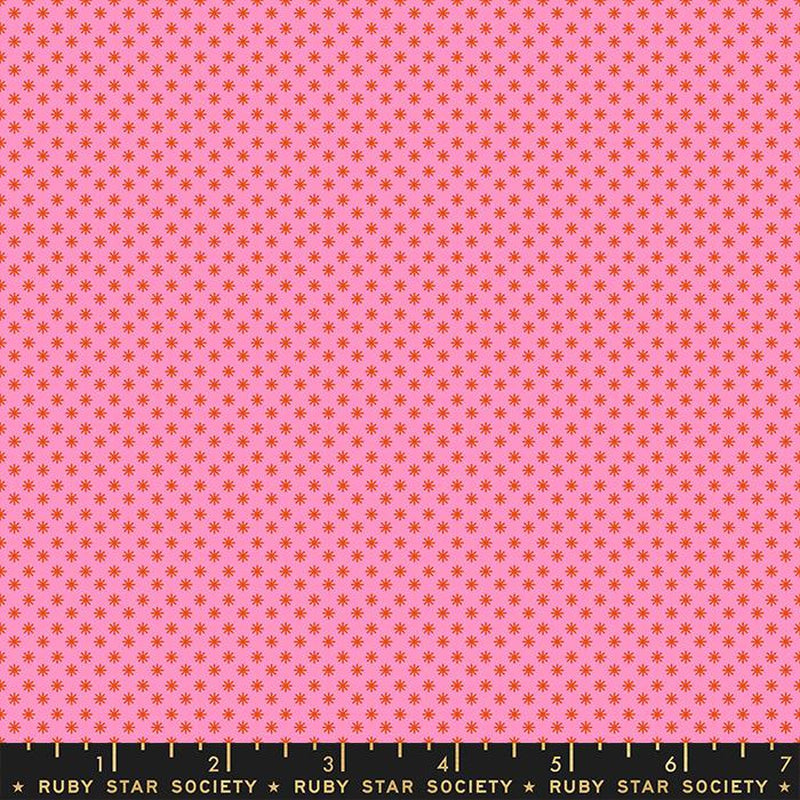 {New Arrival} Moda Ruby Star Society Meadow Star Puff Blenders Dots Flamingo FAT QUARTER