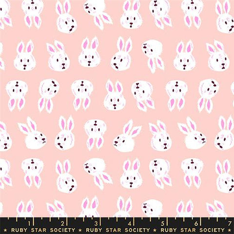 {Pre-Order October} Moda Ruby Star Society Hello Alice Rushing Rabbit Vintage Pink