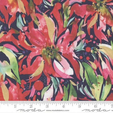 {New Arrival} Moda Create Joy Project Comfort & Joy Merriment Florals Midnight