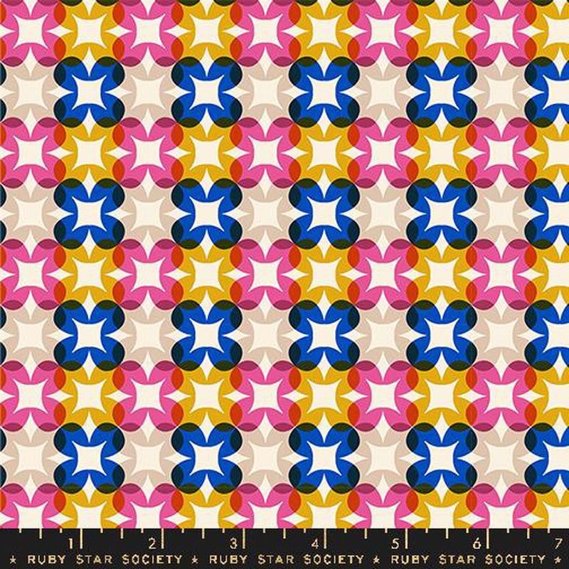 {New Arrival} Moda Ruby Star Society Woodland Park Flower Plaid Blue Ribbon