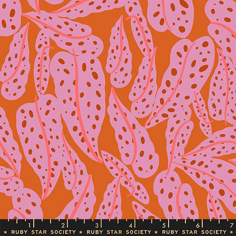 {Pre-Order December} Moda Ruby Star Society Calathea Overlapping Leaves Pecan