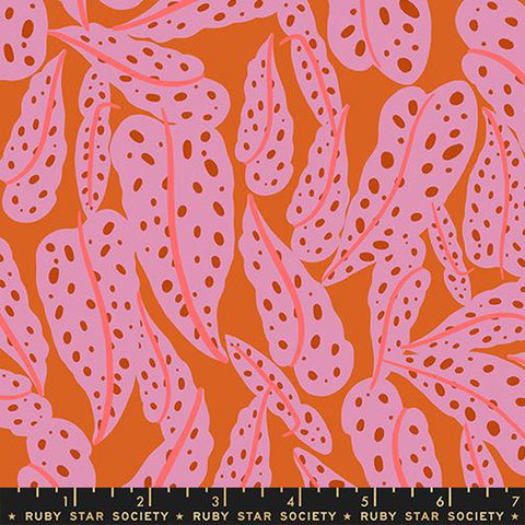 {Pre-Order December} Moda Ruby Star Society Calathea Overlapping Leaves Pecan