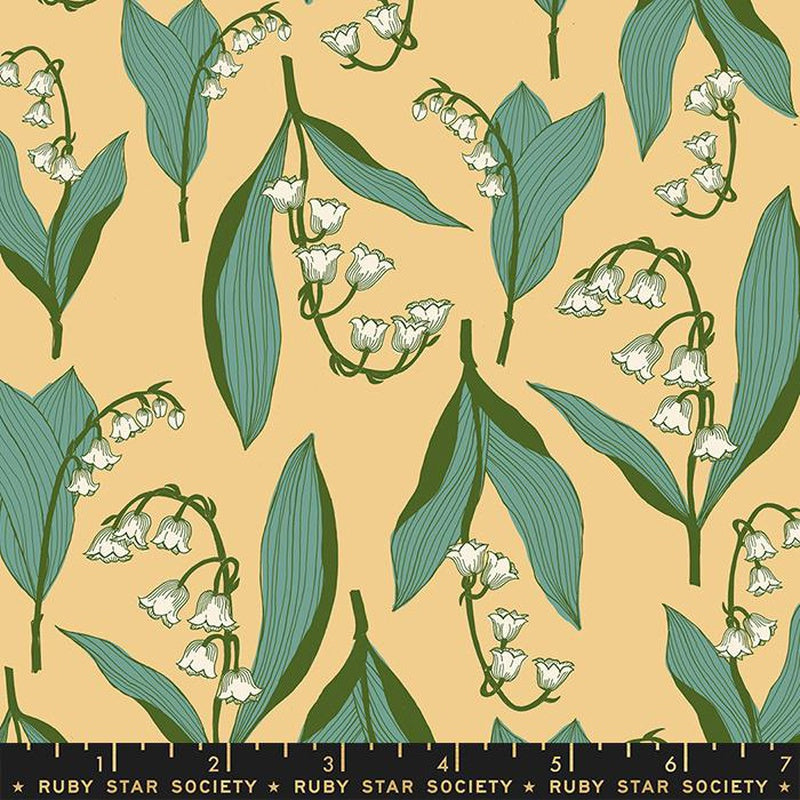 {New Arrival} Moda Ruby Star Society Verbena Lily Of The Valley Butternut FAT QUARTER